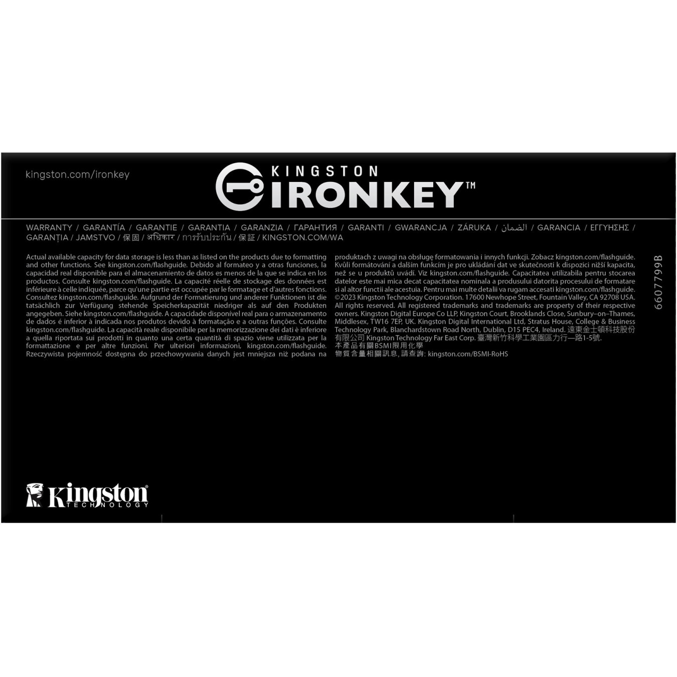 Kingston IronKey D500S - 16GB Encrypted USB-A Flash Drive, AES-256 FIPS 140-3, Black — Buy in Cyprus with Fast Delivery