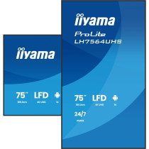 iiyama LH7564UHS-B1AG - 75" 4K UHD Digital Signage Display, VA Panel, Android 14, Black — Buy in Cyprus with Fast Delivery