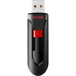 Buy SanDisk Cruzer Glide - 128GB USB 2.0 Flash Drive - Black/Red, USB-A Slide De... in Cyprus, Nicosia, Limassol, Larnaka, Pafos