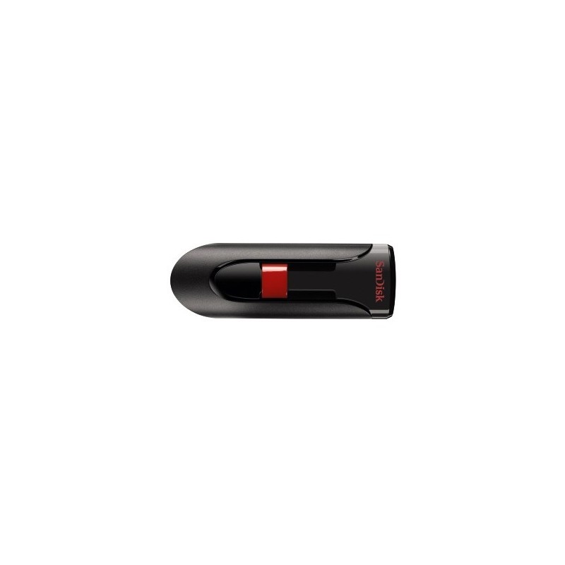 Buy SanDisk Cruzer Glide - 128GB USB 2.0 Flash Drive - Black/Red, USB-A Slide De... in Cyprus, Nicosia, Limassol, Larnaka, Pafos