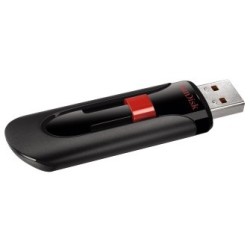 Buy SanDisk Cruzer Glide - 128GB USB 2.0 Flash Drive - Black/Red, USB-A Slide De... in Cyprus, Nicosia, Limassol, Larnaka, Pafos