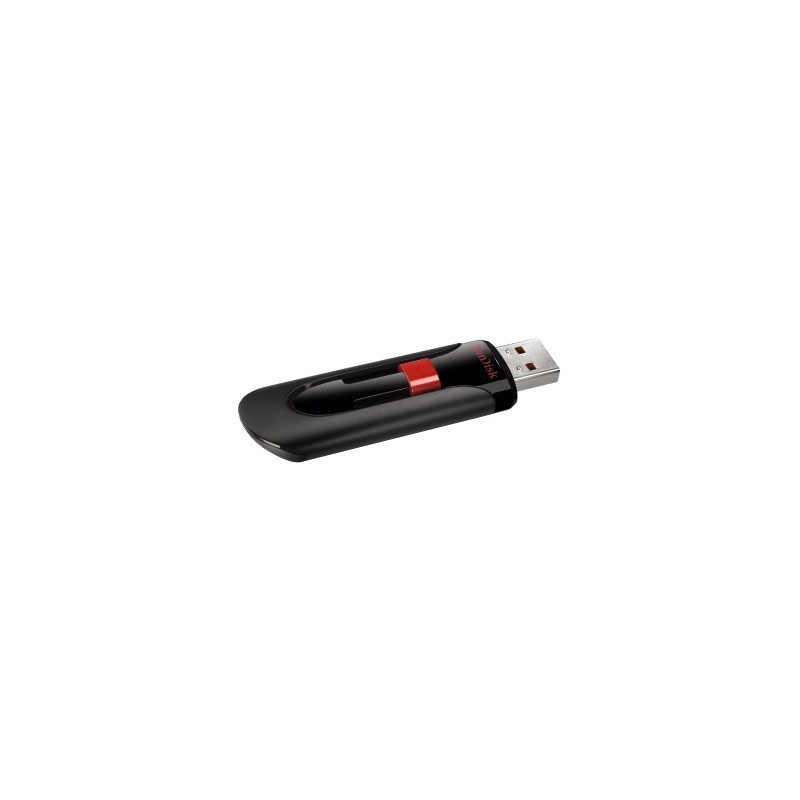 Buy SanDisk Cruzer Glide - 128GB USB 2.0 Flash Drive - Black/Red, USB-A Slide De... in Cyprus, Nicosia, Limassol, Larnaka, Pafos