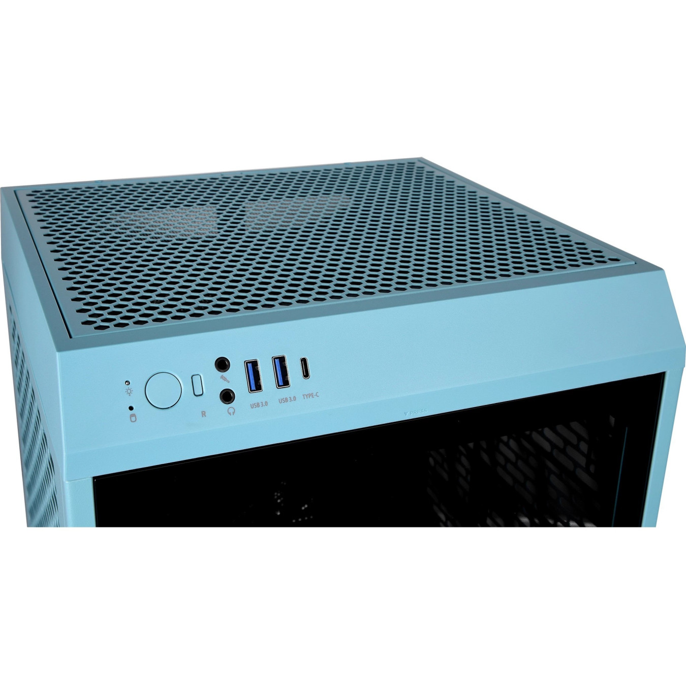 Thermaltake The Tower 200 TG - Mini-ITX Mini Tower Case - Turquoise, USB-C, Compact Gaming — Buy in Cyprus with Fast Delivery