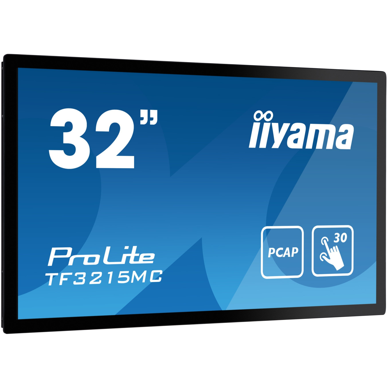 iiyama ProLite TF3215MC-B2 - 31.5" Full HD 16:9 PCAP 30-point Multi-Touch Monitor, VA, HDMI+DP+USB, Black