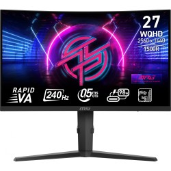 Buy MSI MPG 275CQRX FDE - 27-inch QHD 2560x1440 240Hz 0.5ms Curved 1500R, USB-C ... in Cyprus, Nicosia, Limassol, Larnaka, Pafos