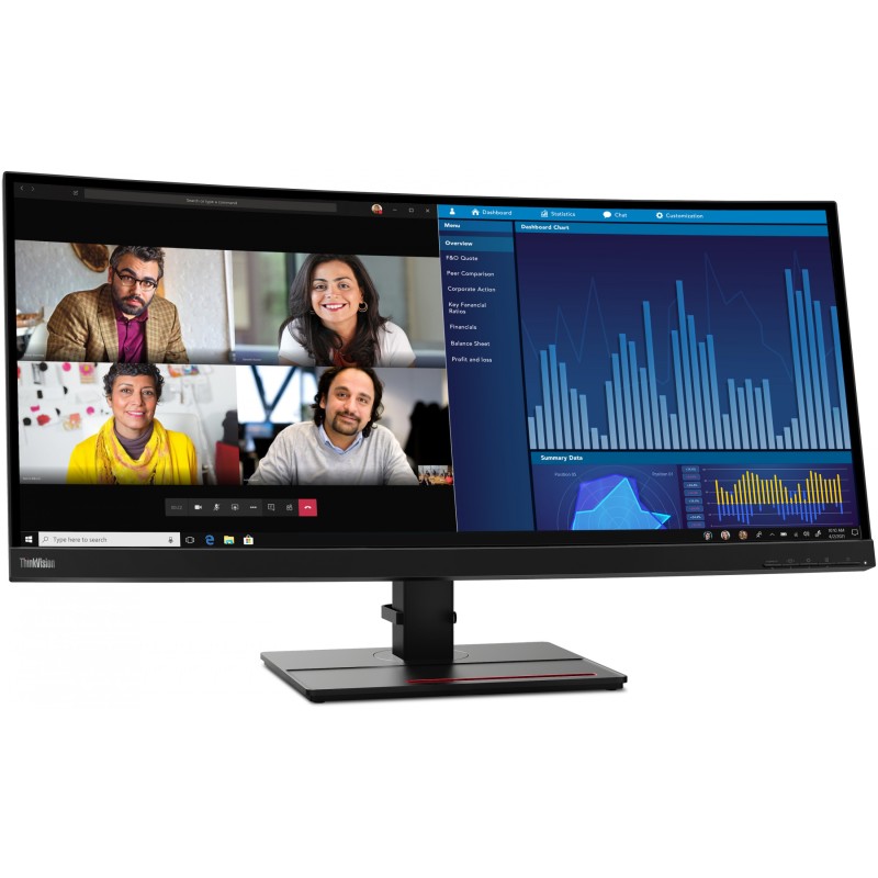 Buy Lenovo ThinkVision P34w-20 - 34.1" UWQHD Curved IPS Monitor (3440x1440), 60H... in Cyprus, Nicosia, Limassol, Larnaka, Pafos
