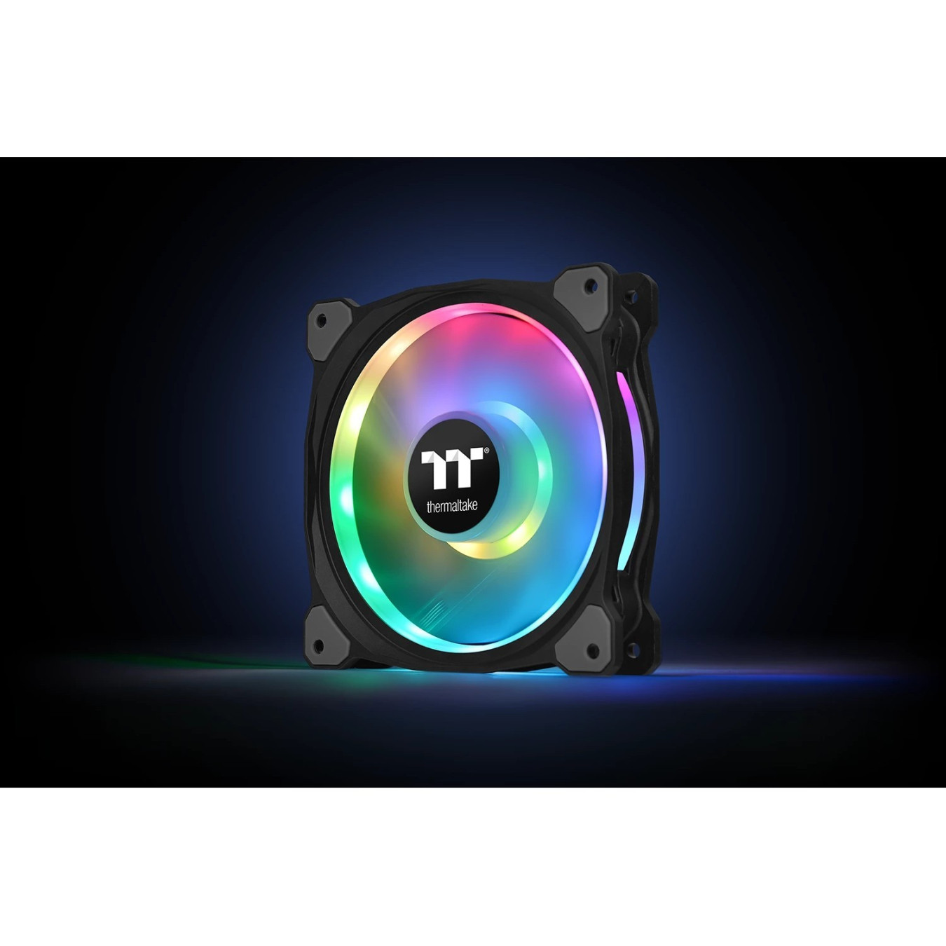 Thermaltake Riing Duo 12 RGB Radiator Fan - 3-Pack - Black, 120mm, 500-1500 RPM, RGB LED — Buy in Cyprus with Fast Delivery