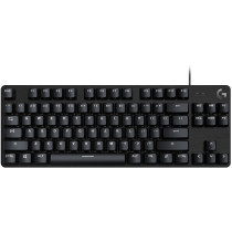 Logitech G413 TKL SE - Tenkeyless Mechanical Gaming Keyboard (Tactile), PBT Keycaps, White LED, QWERTZ German, Wired USB, Black