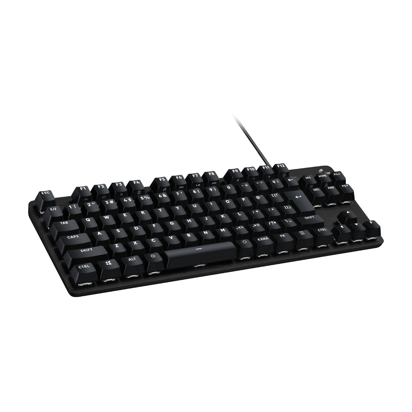 Logitech G413 TKL SE - Tenkeyless Mechanical Gaming Keyboard (Tactile), PBT Keycaps, White LED, QWERTZ German, Wired USB, Black