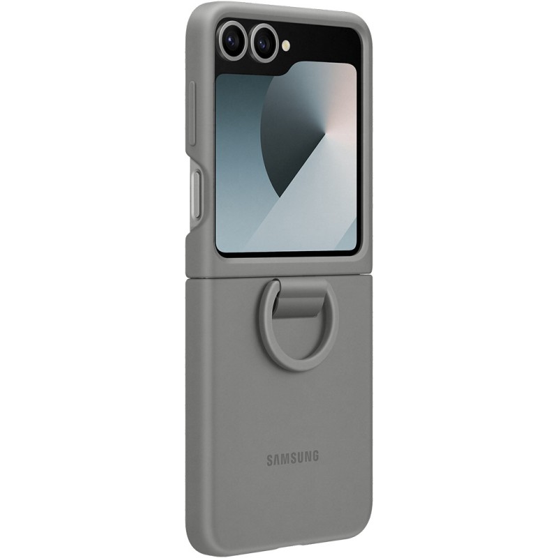 Buy Samsung Silicone Ring Case - EF-PF741TJEGWW - Galaxy Z Flip6, Grey in Cyprus, Nicosia, Limassol, Larnaka, Pafos
