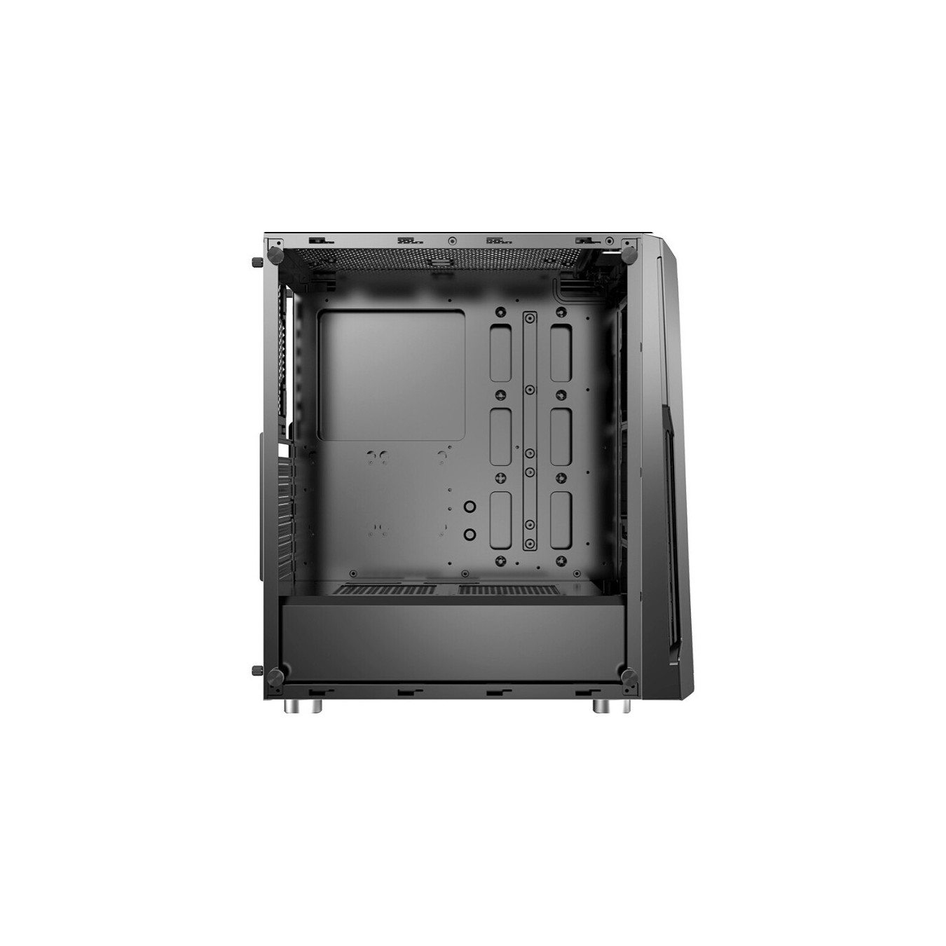 Xilence Blade XG121 X512.RGB - Mid Tower Case, Black, Tempered Glass, RGB, ATX/mATX/ITX — Buy in Cyprus with Fast Delivery