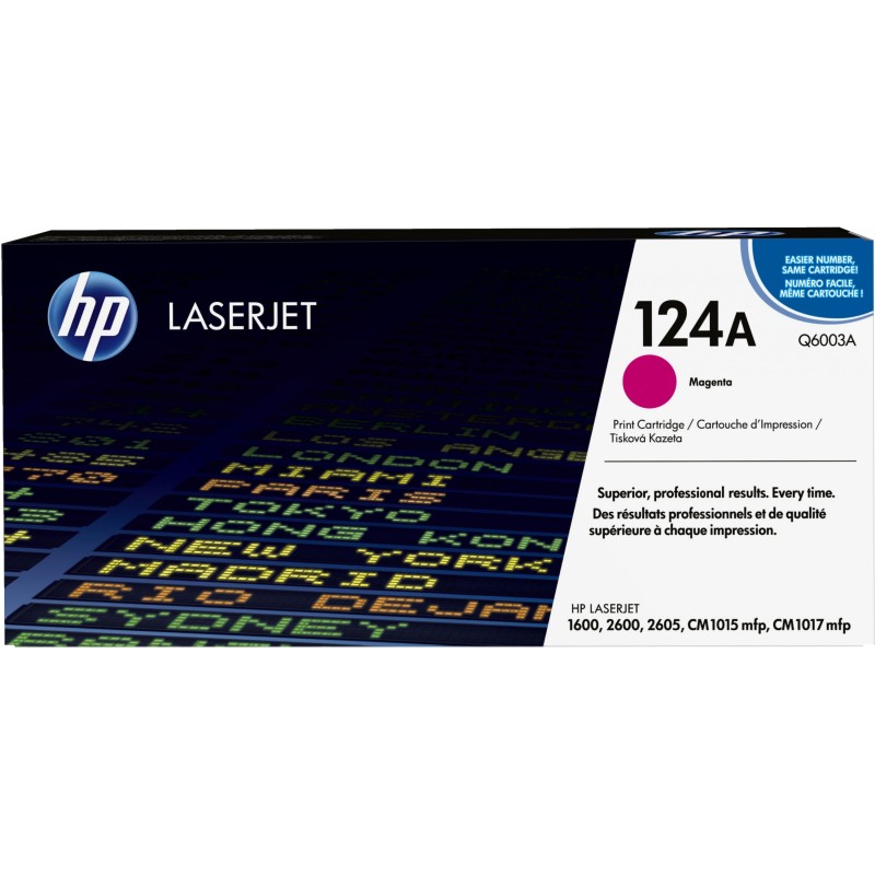 Buy HP 124A Toner Cartridge Q6003A - Magenta, Original, Standard Yield (~2000 pa... in Cyprus, Nicosia, Limassol, Larnaka, Pafos