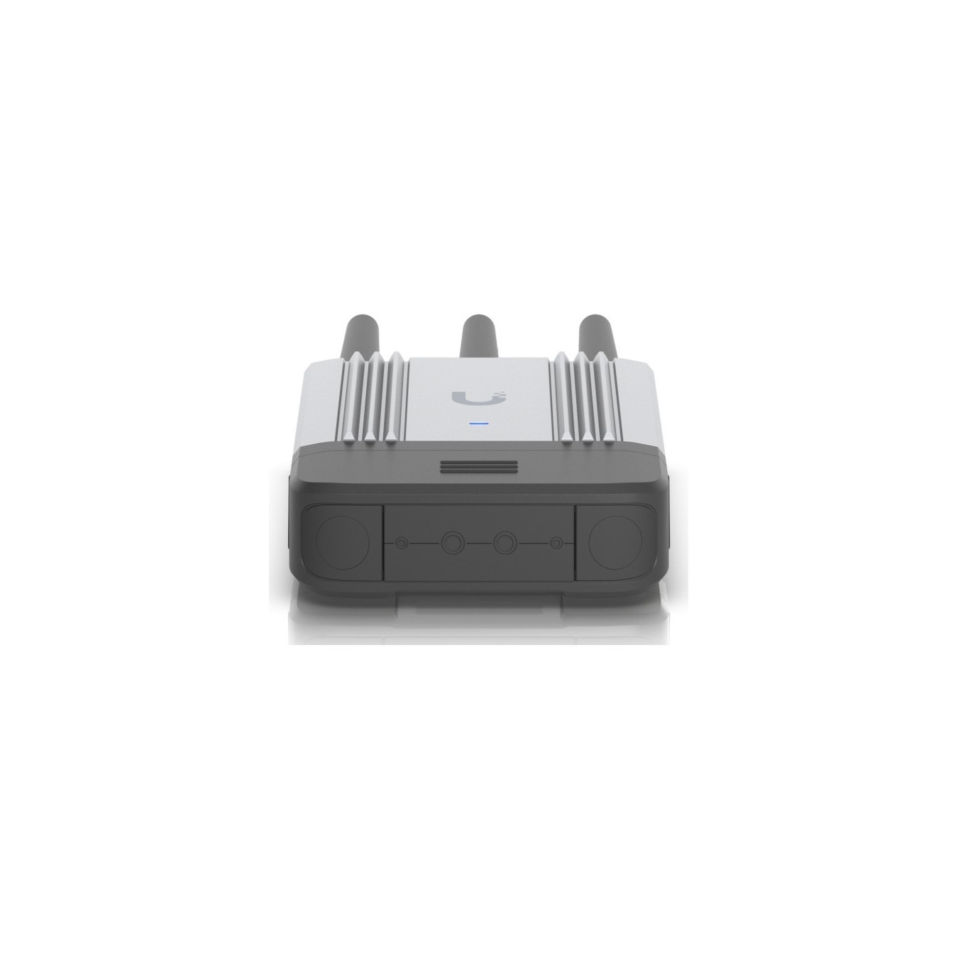 Ubiquiti UniFi UMR-Industrial - Cat 4 LTE Industrial Router - Black/Grey, PoE, GPS, NanoSIM, 2x GigE, 2.4 GHz Wi-Fi