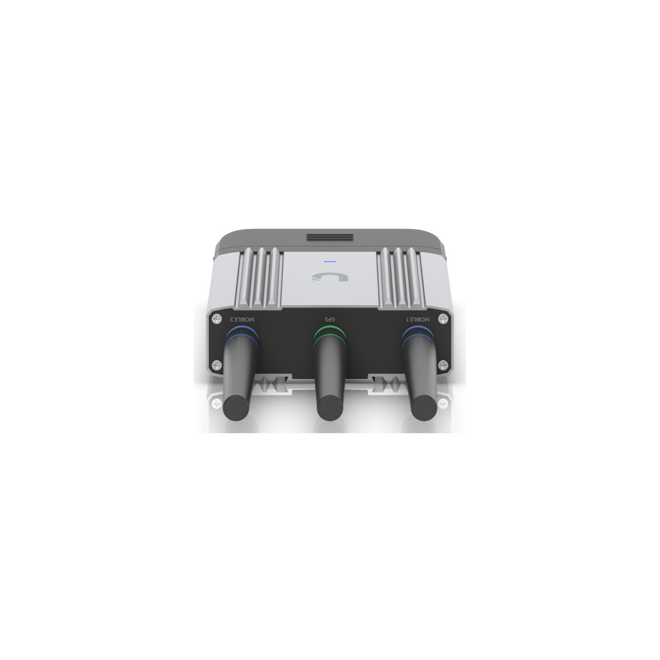 Ubiquiti UniFi UMR-Industrial - Cat 4 LTE Industrial Router - Black/Grey, PoE, GPS, NanoSIM, 2x GigE, 2.4 GHz Wi-Fi