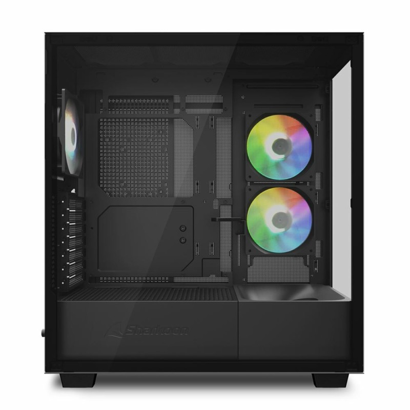 Buy Sharkoon Rebel C60 RGB - Mid Tower Gaming Case - Black, Tempered Glass, RGB,... in Cyprus, Nicosia, Limassol, Larnaka, Pafos