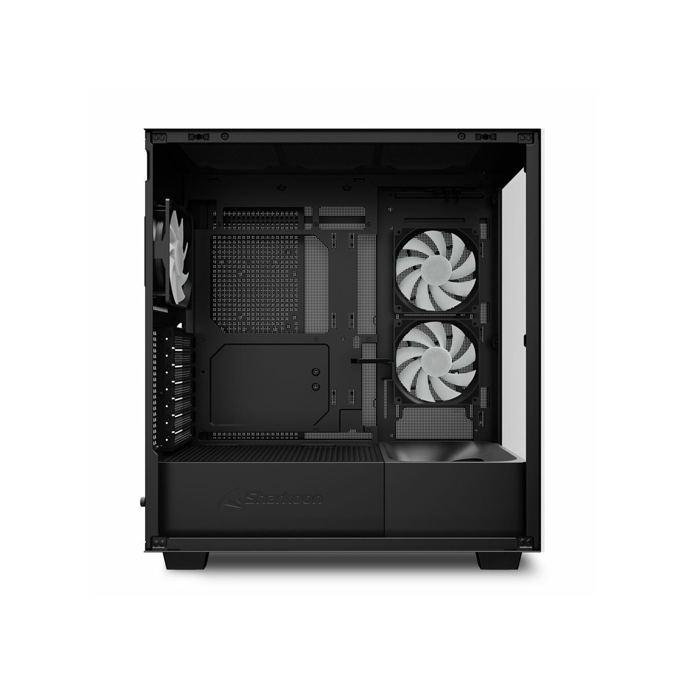 Sharkoon Rebel C60 RGB - Mid Tower Gaming Case - Black, Tempered Glass, RGB, ATX/mATX/Mini-ITX