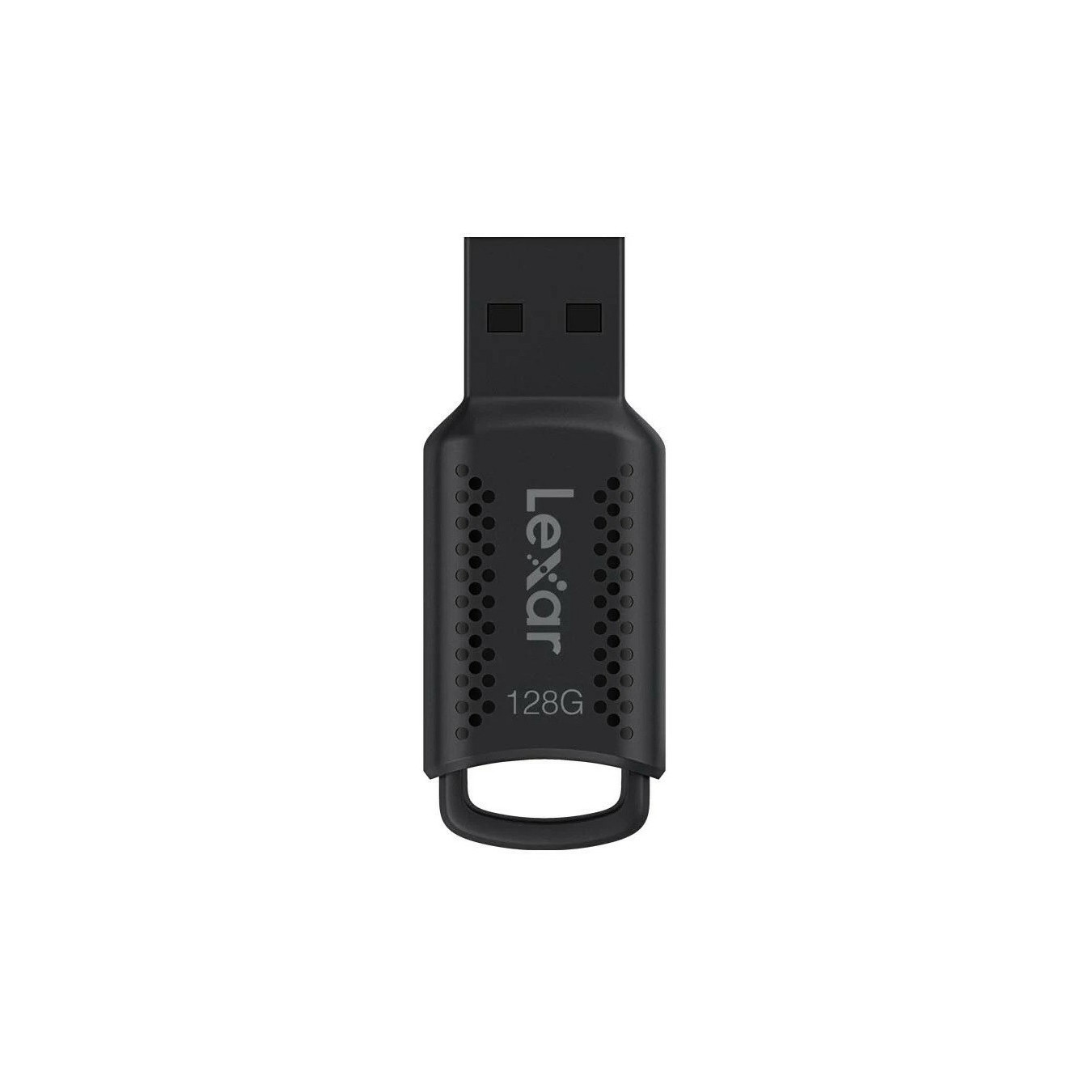 Lexar JumpDrive LJDV400128G-BNBNG - Black USB-A Flash Drive 128GB, USB 3.2 Gen1 (100 MB/s), Slide Design