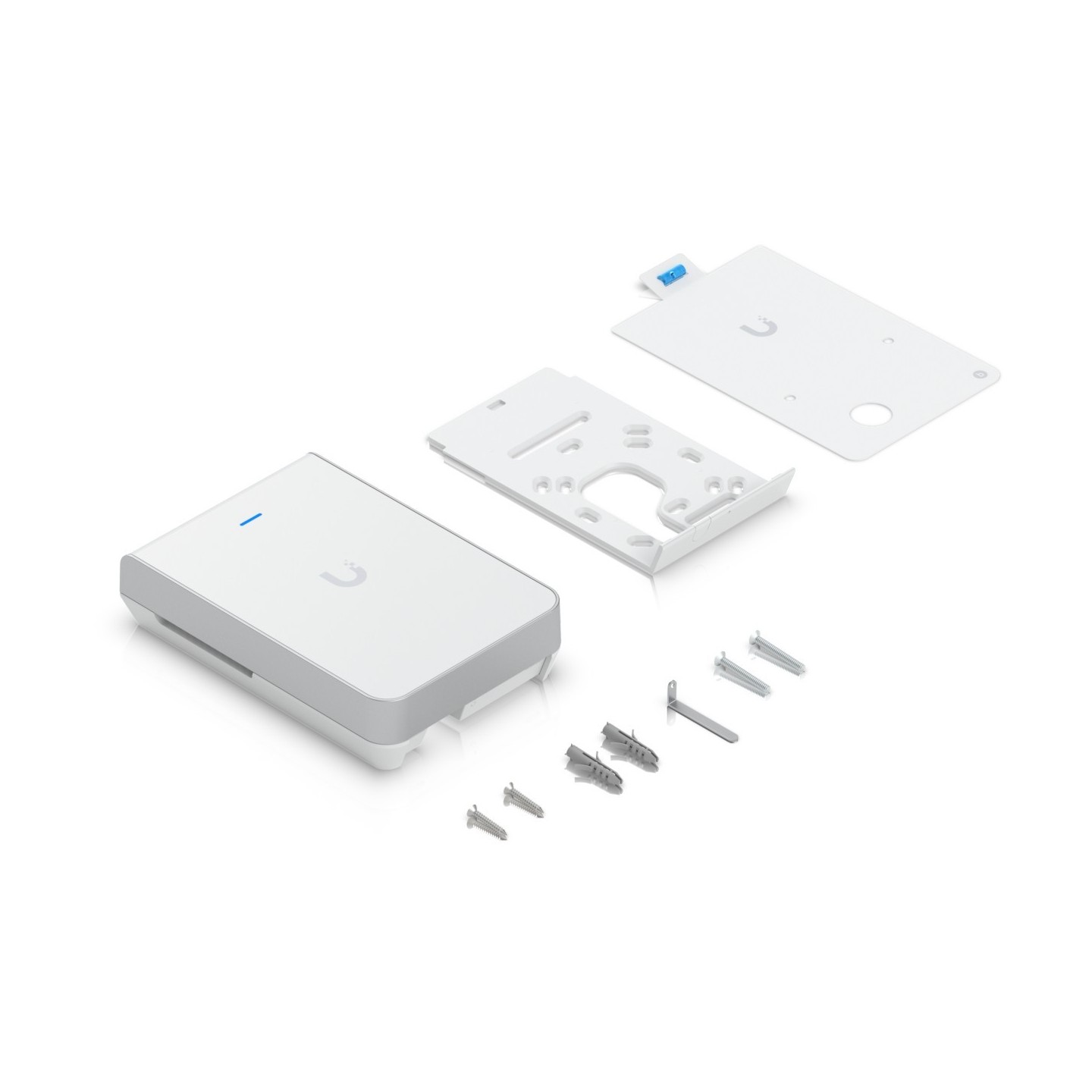 Ubiquiti UniFi U7-Pro Wall - Wi‑Fi 7 Tri-Band Access Point, White, Internal Antennas, 2.5GbE