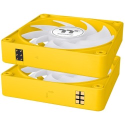 Buy Thermaltake CT140 EX ARGB Sync 140mm Fan 3-Pack - Bumblebee Yellow, 500-1800... in Cyprus, Nicosia, Limassol, Larnaka, Pafos