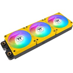 Buy Thermaltake CT140 EX ARGB Sync 140mm Fan 3-Pack - Bumblebee Yellow, 500-1800... in Cyprus, Nicosia, Limassol, Larnaka, Pafos