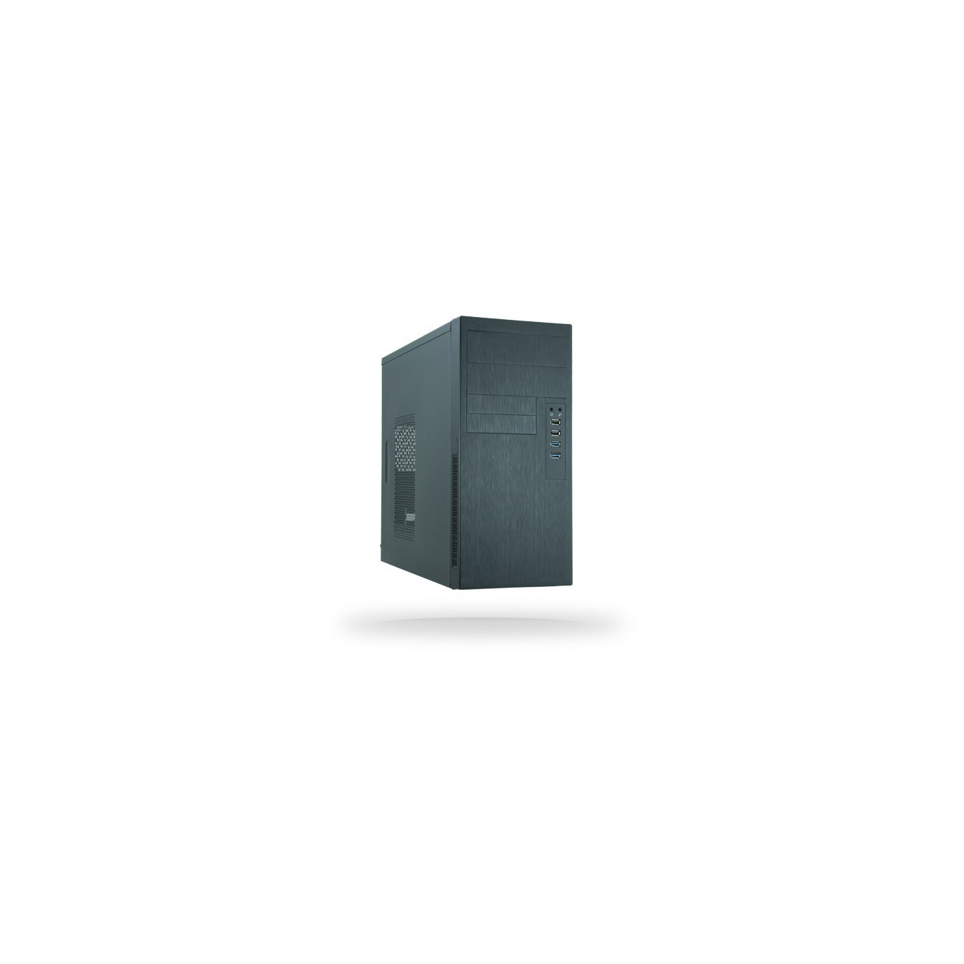 Chieftec Elox HO-11B-350GPB - Mini Micro-ATX Tower Case, Black, 350W PSU, 14cm Cooler Clearance
