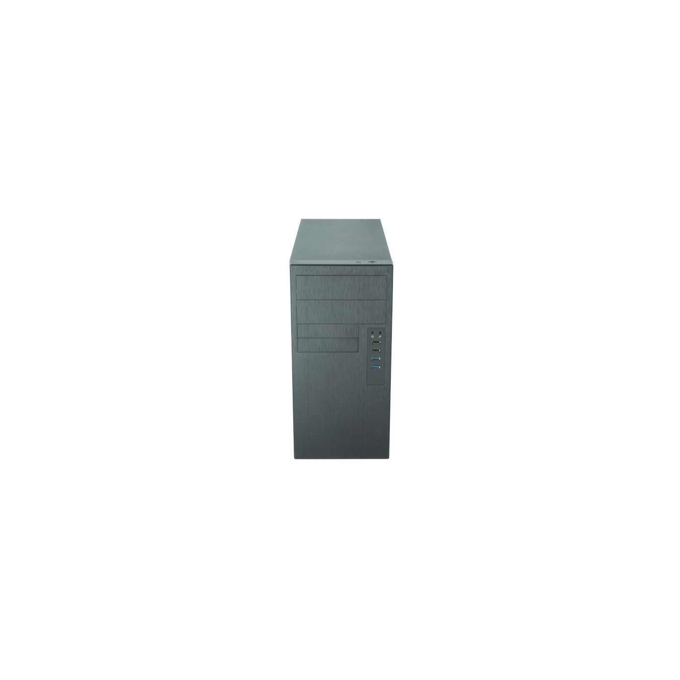 Chieftec Elox HO-11B-350GPB - Mini Micro-ATX Tower Case, Black, 350W PSU, 14cm Cooler Clearance