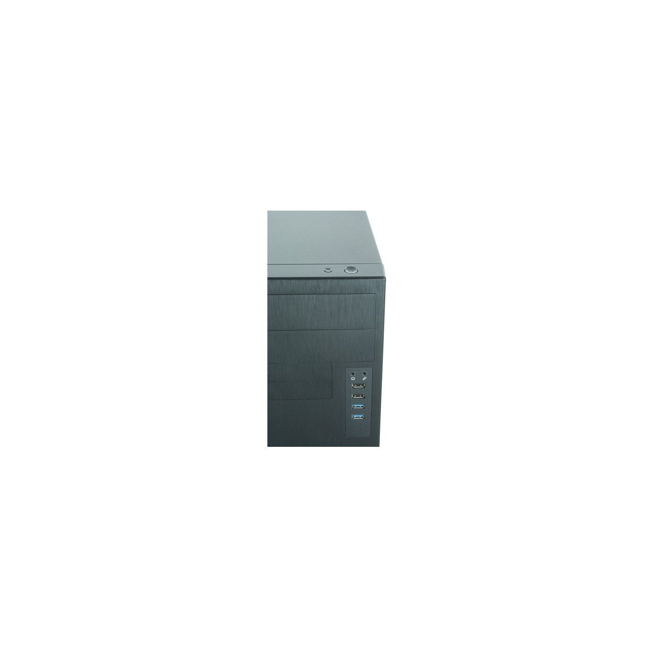 Chieftec Elox HO-11B-350GPB - Mini Micro-ATX Tower Case, Black, 350W PSU, 14cm Cooler Clearance
