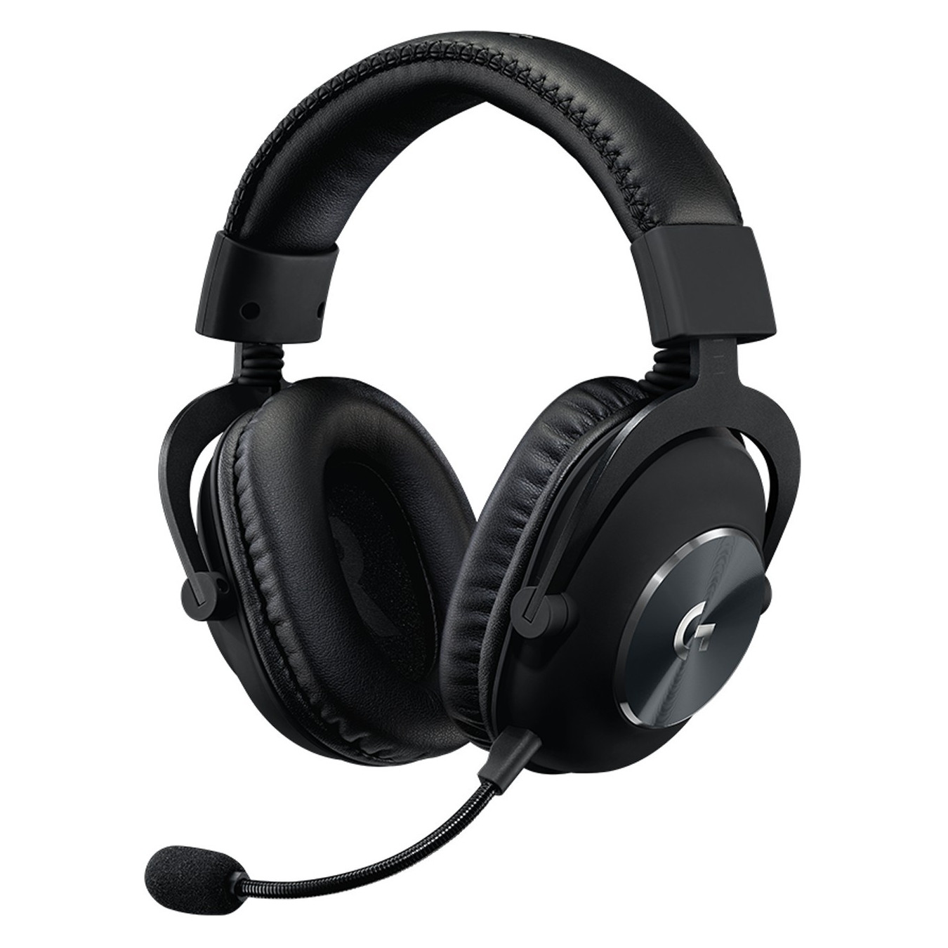 Logitech G Pro X Headset - Wired Gaming Headset, Black, 50mm Neodymium Drivers, DTS:X 7.1, Cardioid Boom Mic