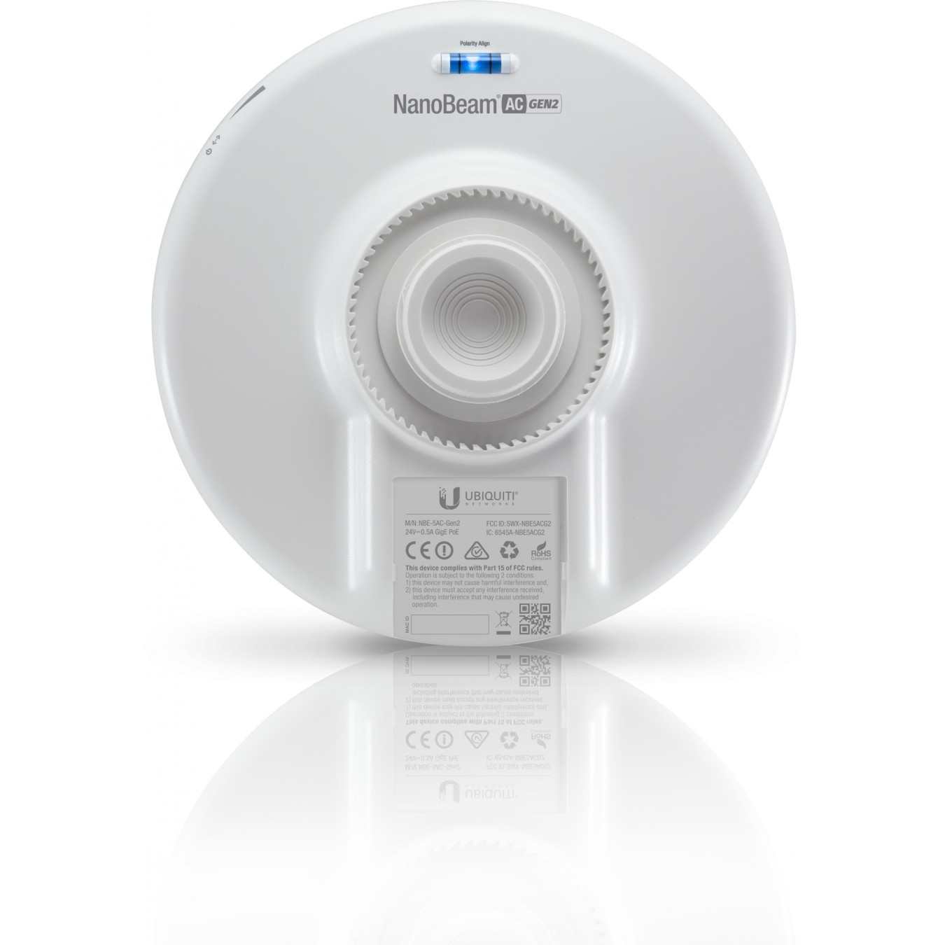 Ubiquiti NanoBeam 5AC Gen2 - 5 GHz Bridge - White, 128MB RAM, 720MHz MIPS — Buy in Cyprus with Fast Delivery