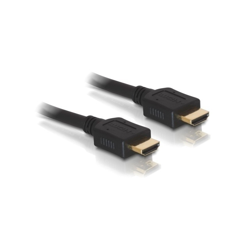 Buy DELOCK HDMI Cable A-A 5m - HDMI 1.3b, 10.2 Gbit/s, Black in Cyprus, Nicosia, Limassol, Larnaka, Pafos