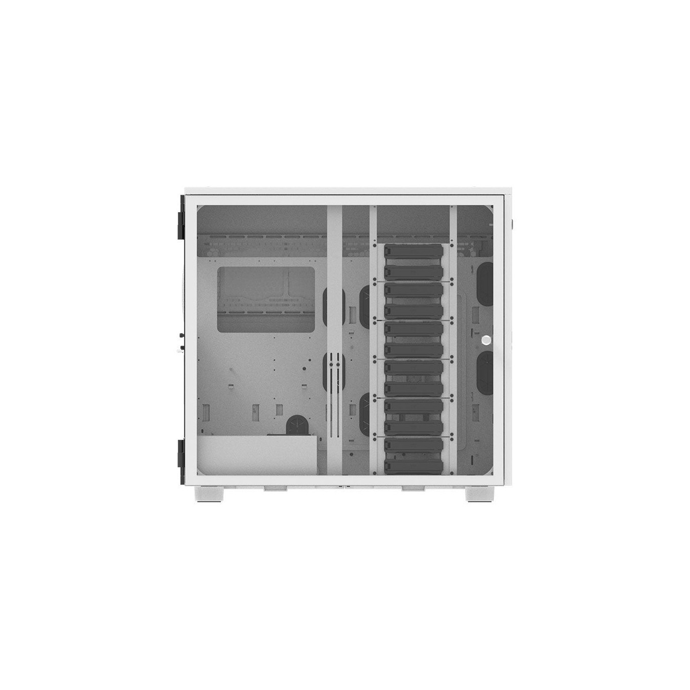 Thermaltake AX700 TG - Full Tower PC Case - Snow White, E-ATX/XL-ATX Support, Tempered Glass