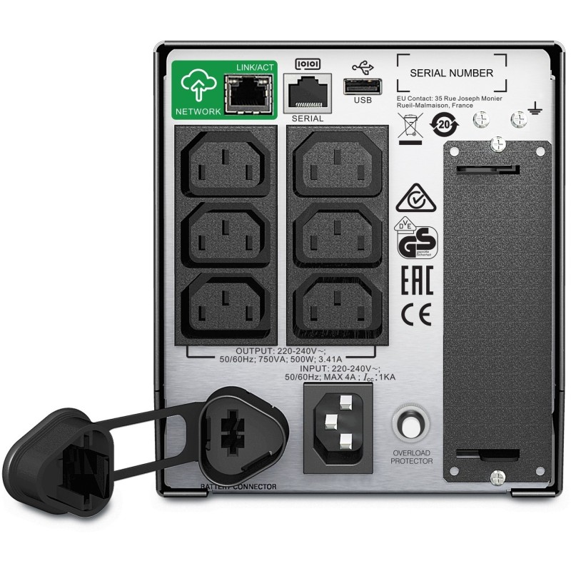 Buy APC Smart-UPS SMT750iC - 750VA/500W Line-Interactive UPS, SmartConnect & Sma... in Cyprus, Nicosia, Limassol, Larnaka, Pafos