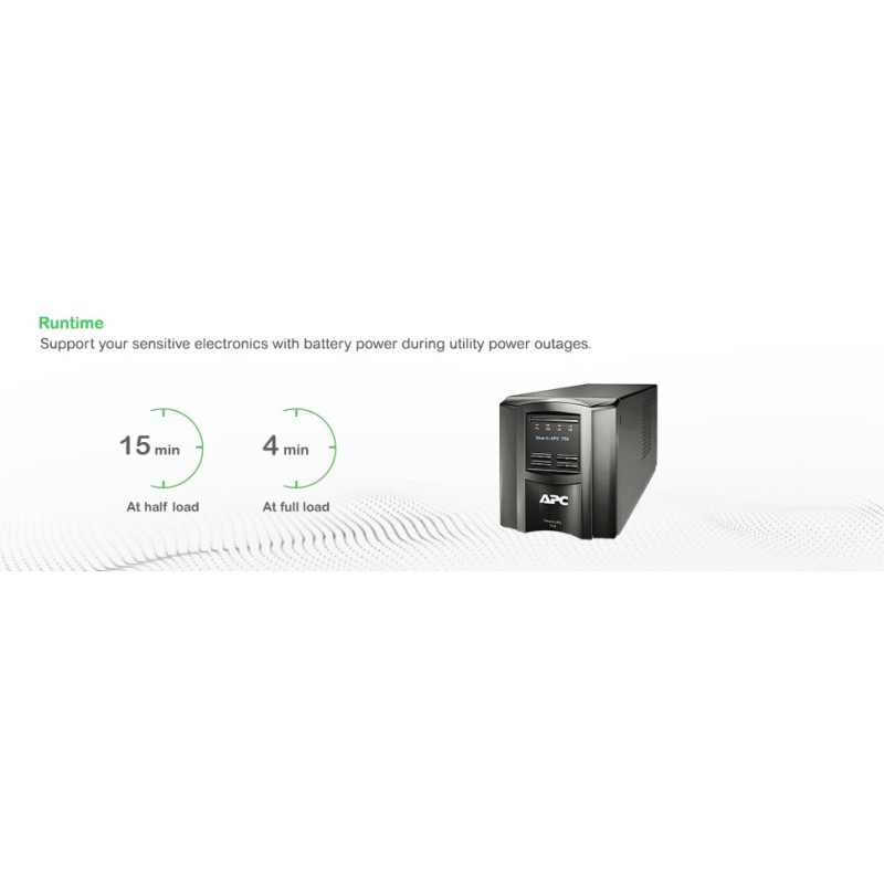 Buy APC Smart-UPS SMT750iC - 750VA/500W Line-Interactive UPS, SmartConnect & Sma... in Cyprus, Nicosia, Limassol, Larnaka, Pafos