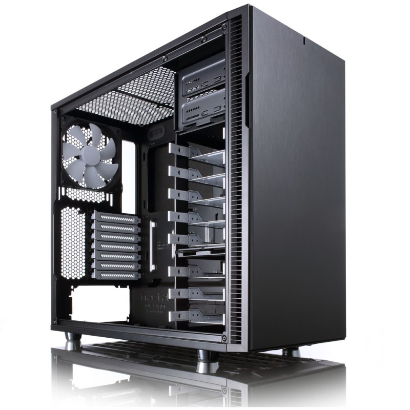 Buy Fractal Design Define R5 - Mid Tower PC Case - Black, ATX/mATX/Mini-ITX, 440... in Cyprus, Nicosia, Limassol, Larnaka, Pafos