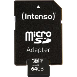 Buy Intenso microSDXC 64GB UHS-I U1 Class 10 – 90 MB/s (Model 3423490) – Bli... in Cyprus, Nicosia, Limassol, Larnaka, Pafos