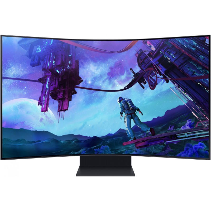 Buy Samsung S55CG970NU - 55" Curved Mini-LED VA Monitor, 4K UHD (3840x2160), 165... in Cyprus, Nicosia, Limassol, Larnaka, Pafos