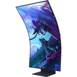 Buy Samsung S55CG970NU - 55" Curved Mini-LED VA Monitor, 4K UHD (3840x2160), 165... in Cyprus, Nicosia, Limassol, Larnaka, Pafos