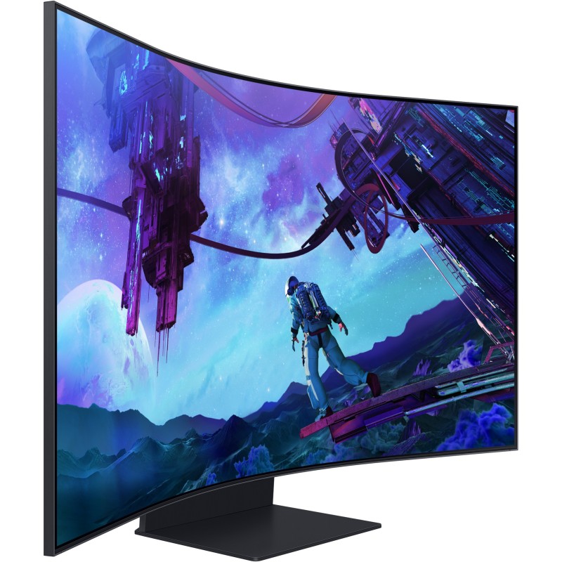 Buy Samsung S55CG970NU - 55" Curved Mini-LED VA Monitor, 4K UHD (3840x2160), 165... in Cyprus, Nicosia, Limassol, Larnaka, Pafos