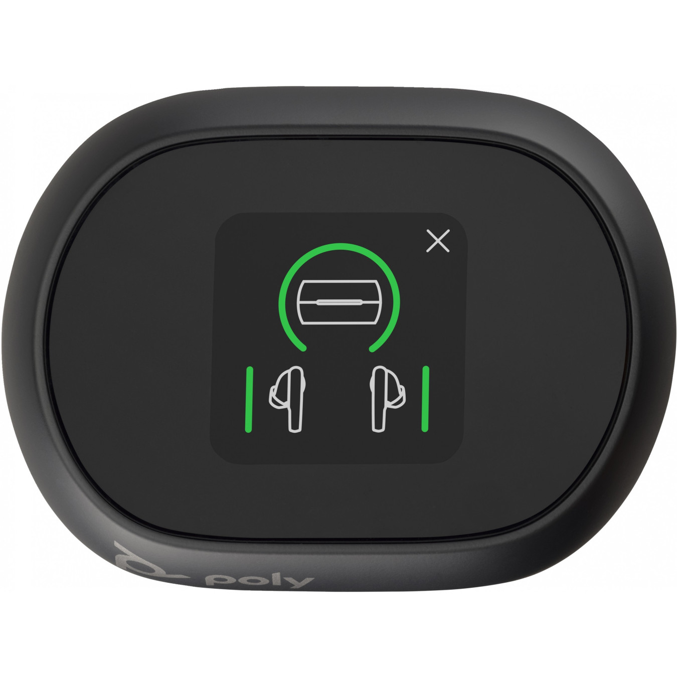 Poly Voyager Free 60+ UC Bluetooth Earbuds - Carbon Black - BT700 USB-C Adapter, ANC, Touch Charge Case, 24h Playback