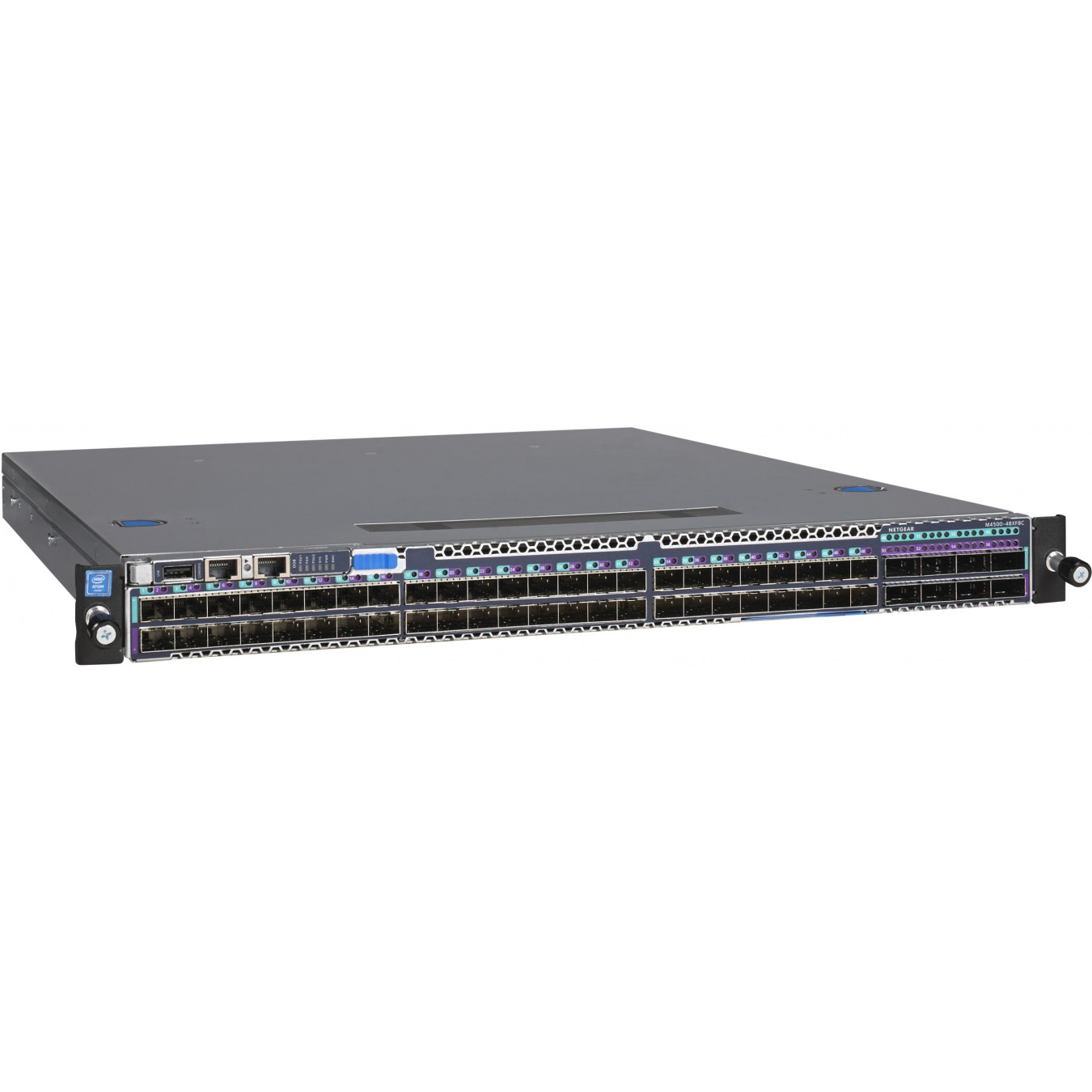 NETGEAR M4500-48XF8C - 48x SFP28 + 8x QSFP28, 1U Managed L3 Switch, 8GB DDR3, Black — Buy in Cyprus with Fast Delivery