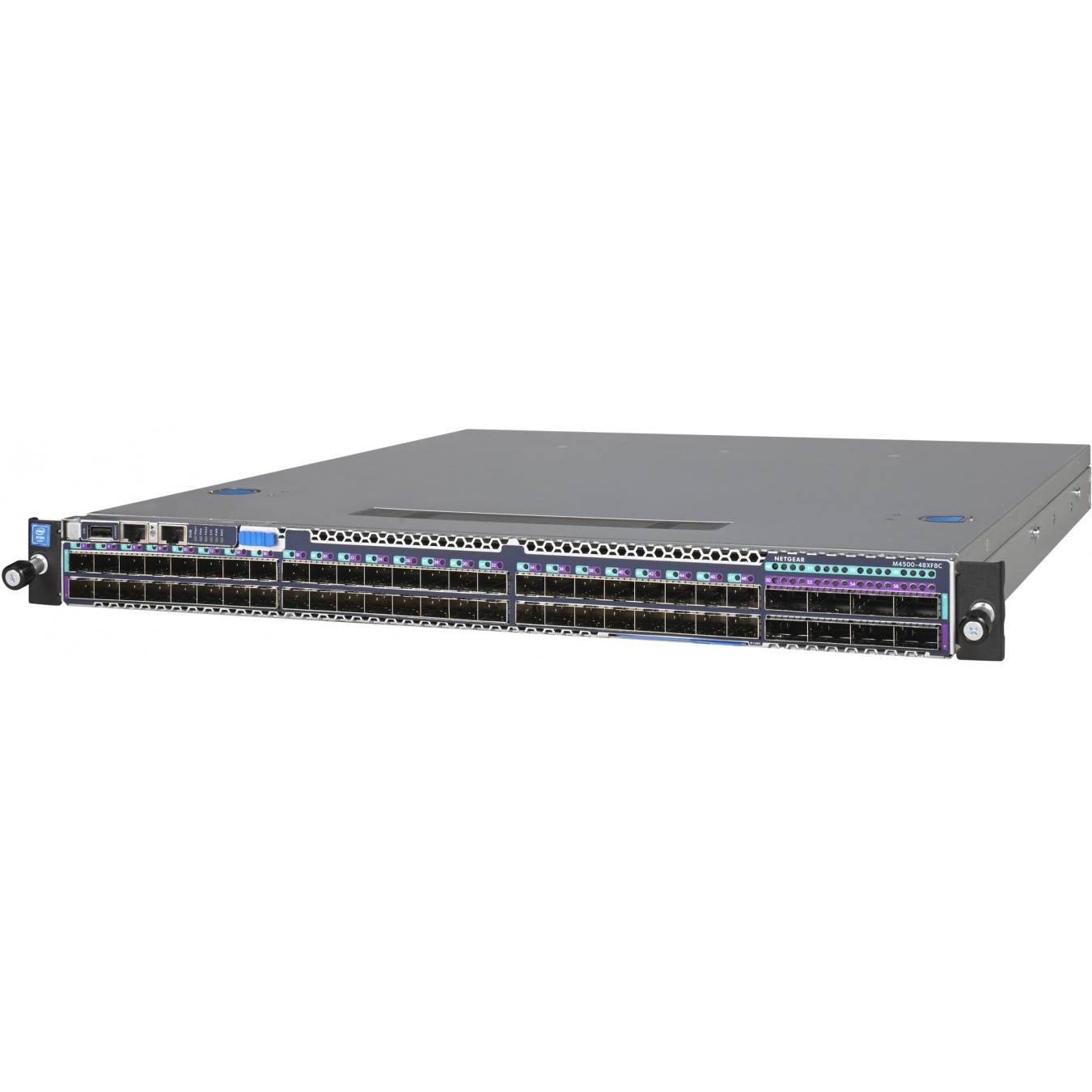 NETGEAR M4500-48XF8C - 48x SFP28 + 8x QSFP28, 1U Managed L3 Switch, 8GB DDR3, Black — Buy in Cyprus with Fast Delivery