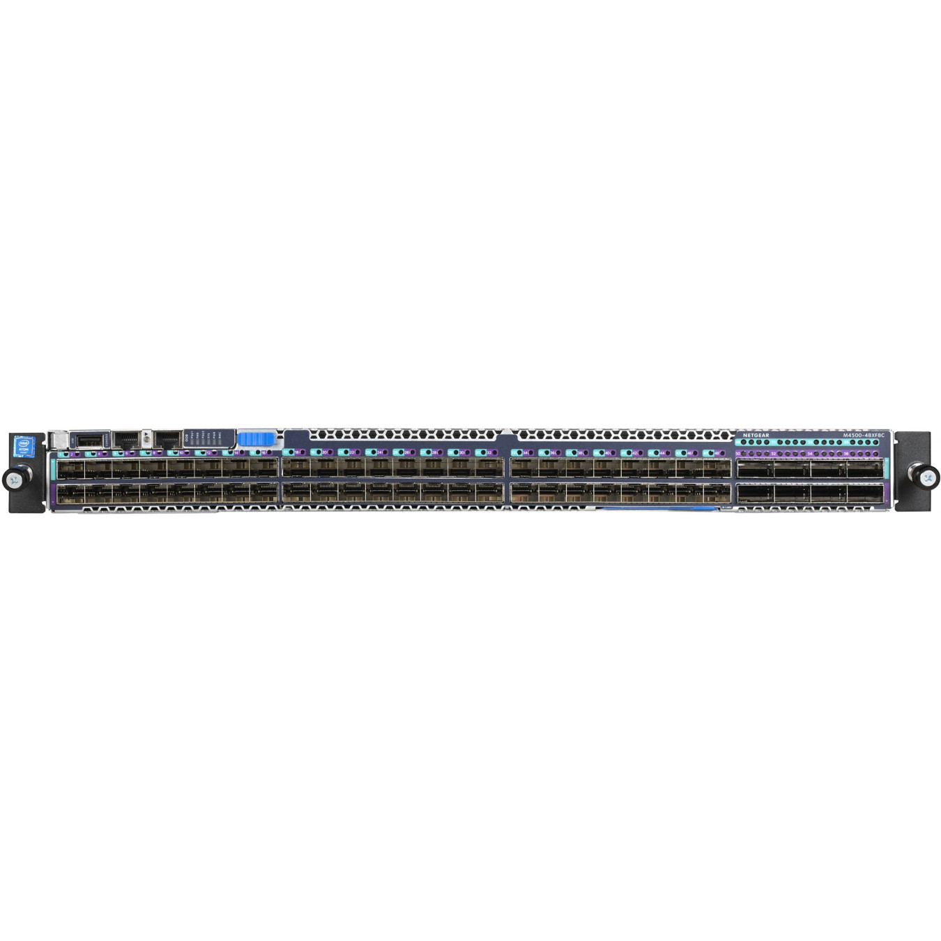 NETGEAR M4500-48XF8C - 48x SFP28 + 8x QSFP28, 1U Managed L3 Switch, 8GB DDR3, Black — Buy in Cyprus with Fast Delivery