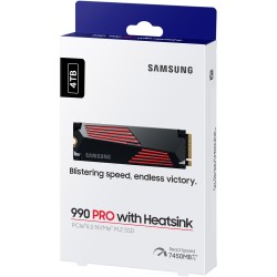 Samsung 990 PRO 4TB M.2 2280 NVMe PCIe 4.0 x4 SSD w/ Heatsink MZ-V9P4T0CW (Boxed) — Buy in Cyprus with Fast Delivery
