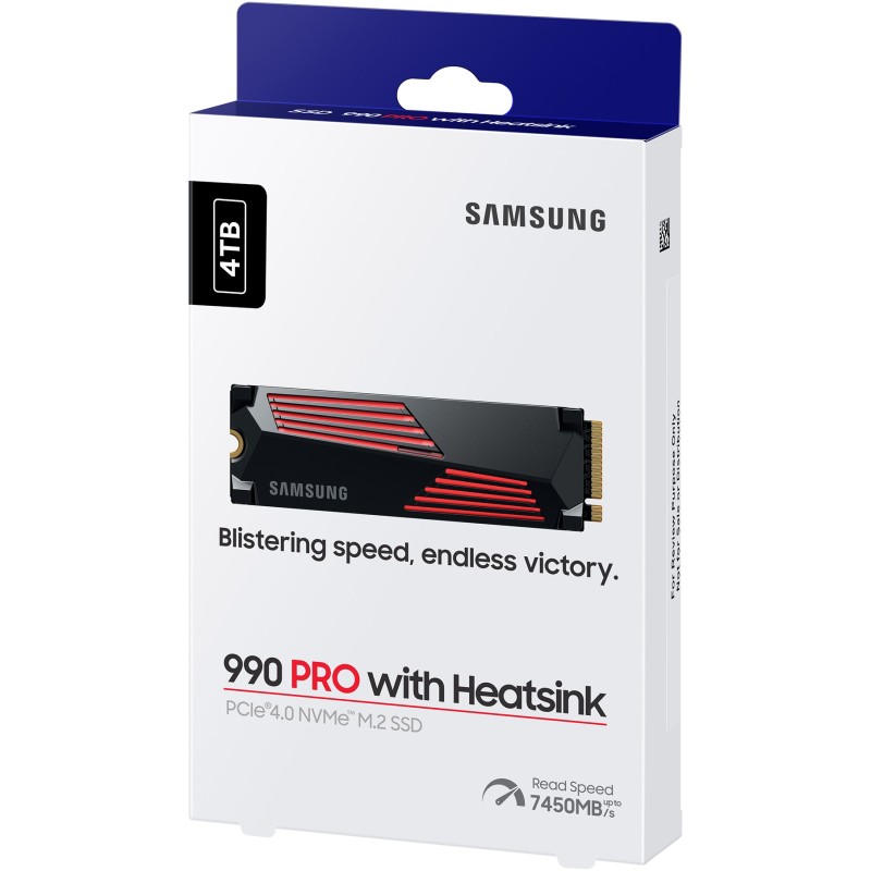 Buy Samsung 990 PRO - 4TB M.2 2280 NVMe PCIe 4.0 x4 SSD with Heatsink - V-NAND T... in Cyprus, Nicosia, Limassol, Larnaka, Pafos