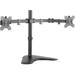LogiLink BP0045 Dual Monitor Desk Stand 13-32" Grommet Mount (Boxed) — Buy in Cyprus with Fast Delivery