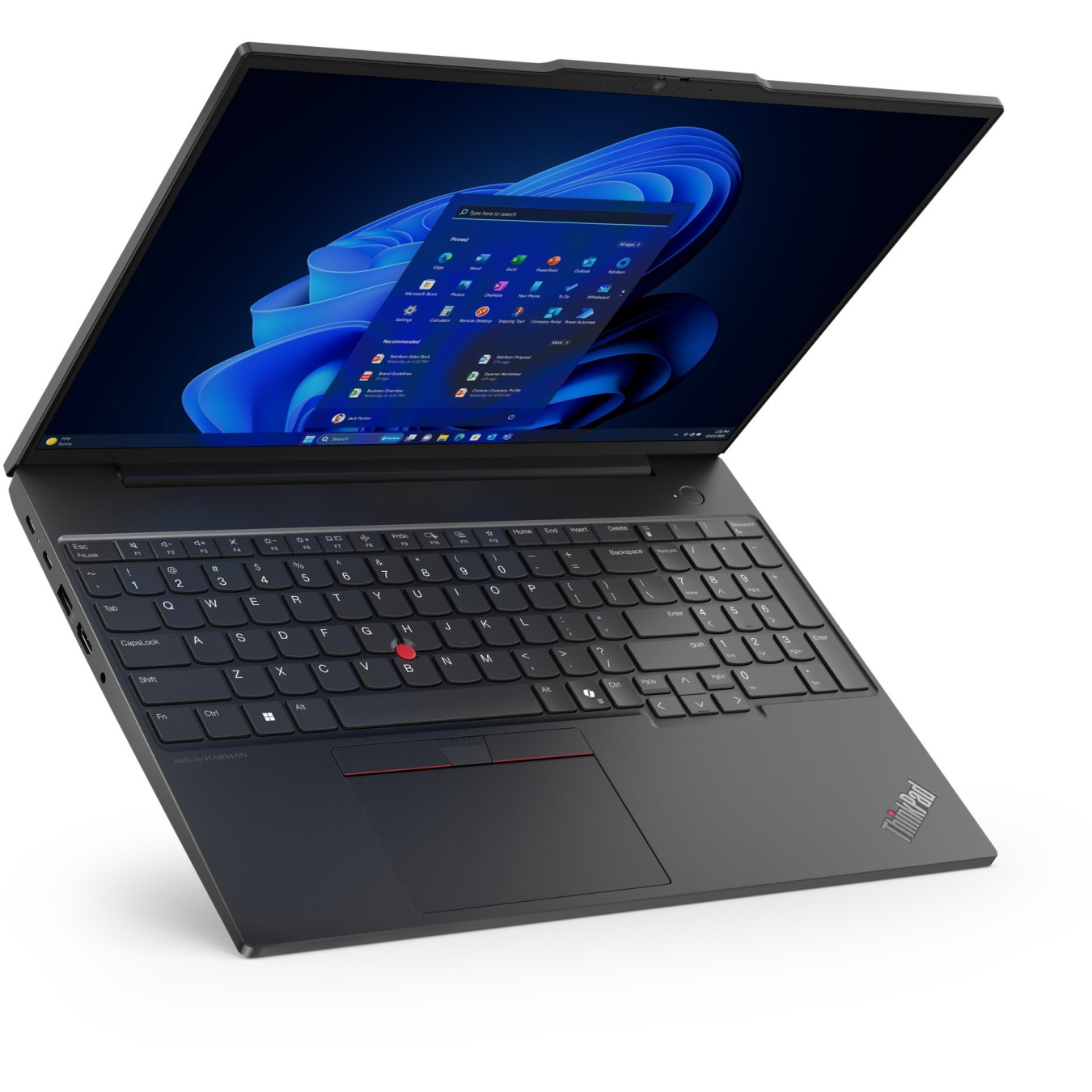Lenovo ThinkPad E16 Gen 2 - 7535HS - Black, 16" WUXGA (1920x1200), Ryzen 5 3.3GHz, 8GB DDR5, 256GB SSD, Windows 11 Pro