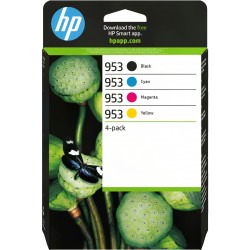 Buy HP 953 Original Ink Multipack - 6ZC69AE - Black, Cyan, Magenta, Yellow (Stan... in Cyprus, Nicosia, Limassol, Larnaka, Pafos