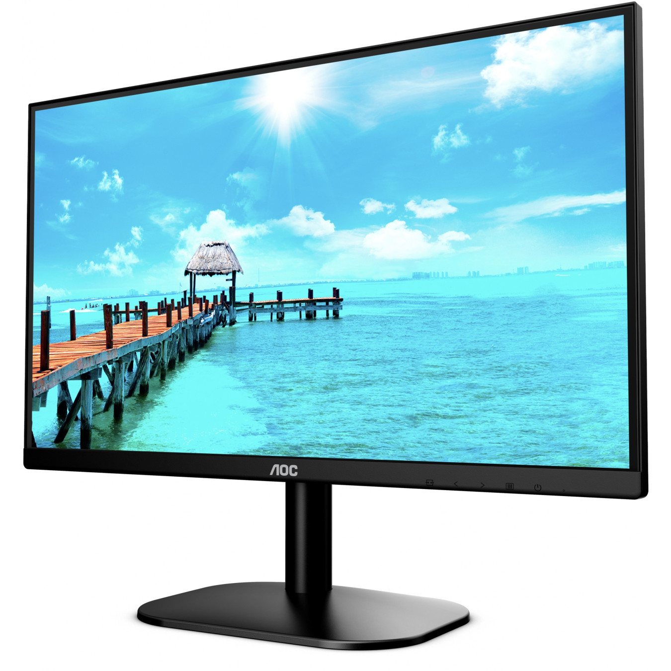 AOC 22B2H - 21.5-inch Full HD VA Monitor, 4ms, 75Hz, HDMI 1.4, VGA, 100x100 VESA - Black — Buy in Cyprus with Fast Delivery