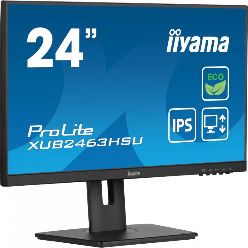Buy iiyama ProLite XUB2463HSU-B1 - 24-inch FHD IPS 100Hz 3ms, HDMI & DP, USB Hub... in Cyprus, Nicosia, Limassol, Larnaka, Pafos