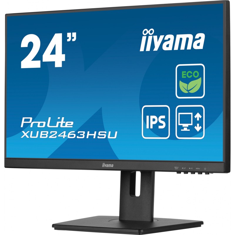 Buy iiyama ProLite XUB2463HSU-B1 - 24-inch FHD IPS 100Hz 3ms, HDMI & DP, USB Hub... in Cyprus, Nicosia, Limassol, Larnaka, Pafos